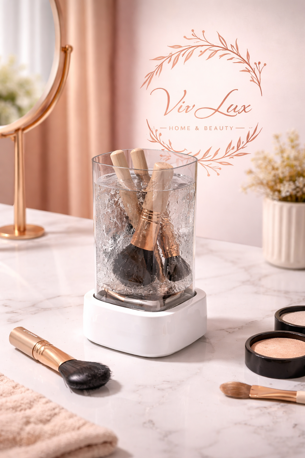 💄 Limpiador Ultrasónico para Brochas de Maquillaje – Higiene y Cuidado Profesional