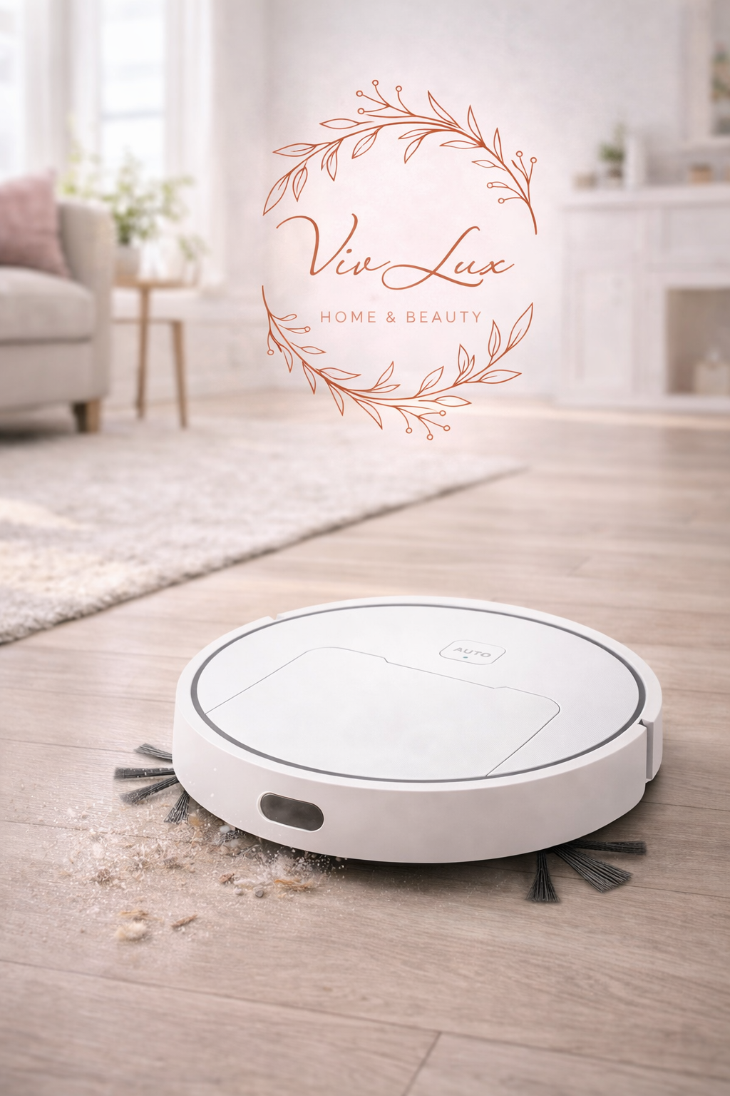 🤖 Mini Robot Aspirador Inteligente – Limpieza sin esfuerzo